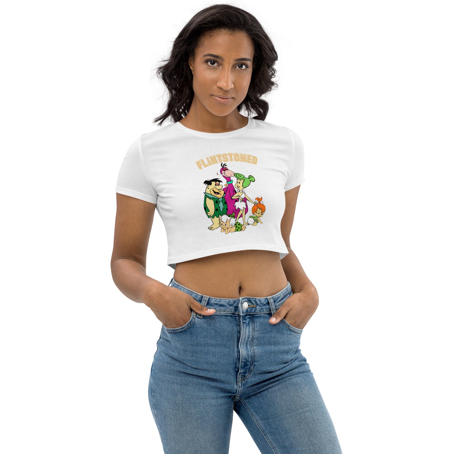 Flintstoned Crop Top