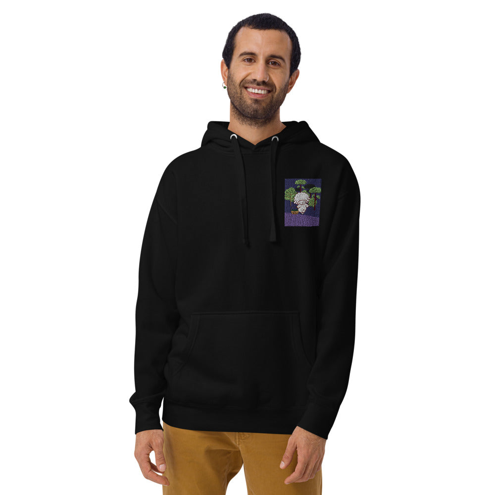 Stoned Sweet Piano Unisex Embroidered Hoodie