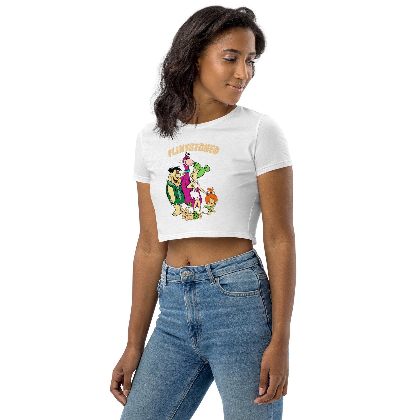 Flintstoned Crop Top