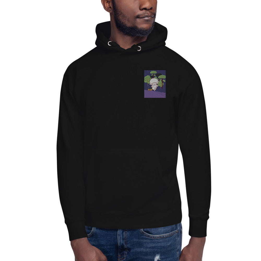 Stoned Sweet Piano Unisex Embroidered Hoodie